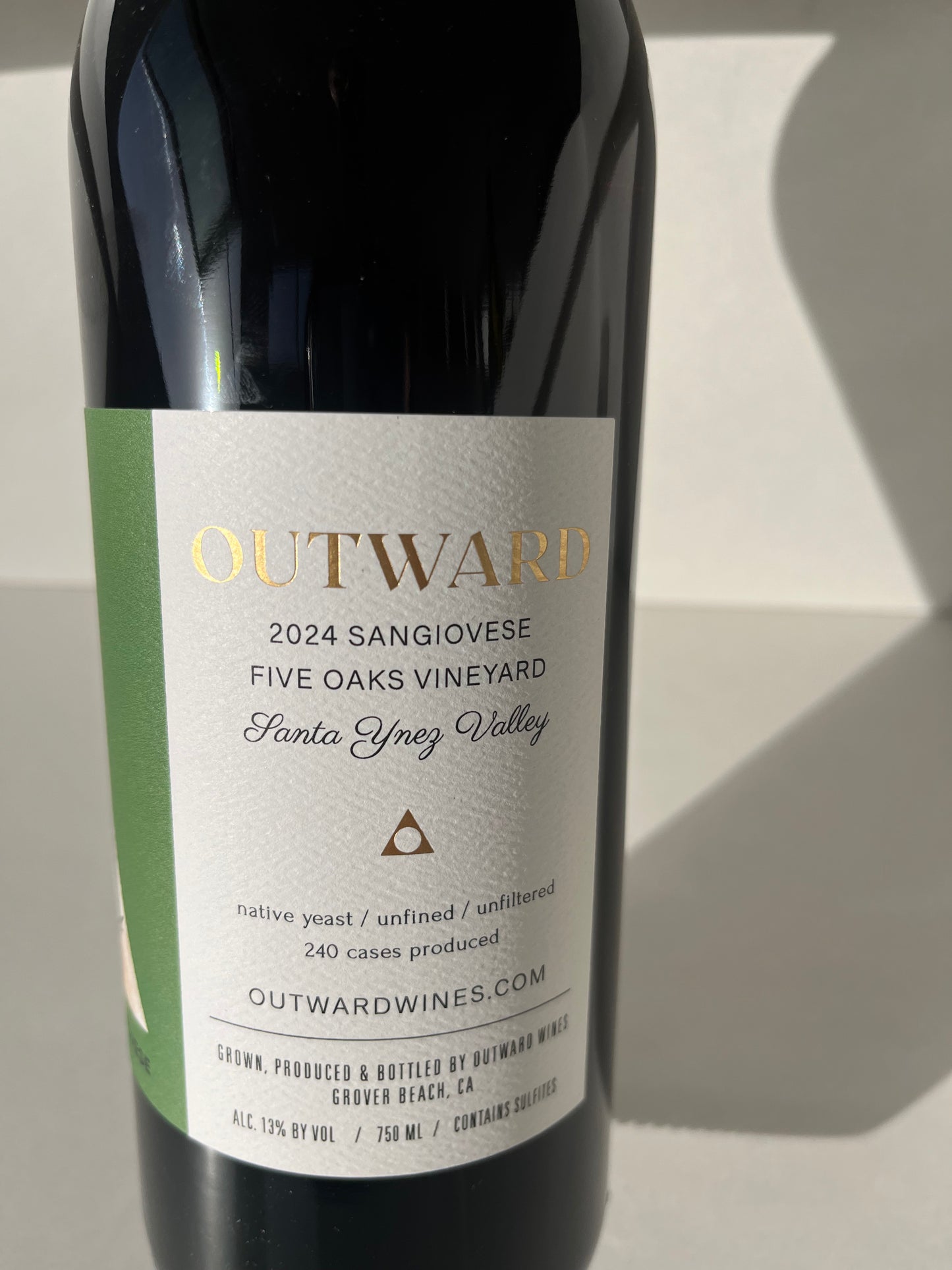 2024 Outward 'Five Oaks Vineyard' Sangiovese