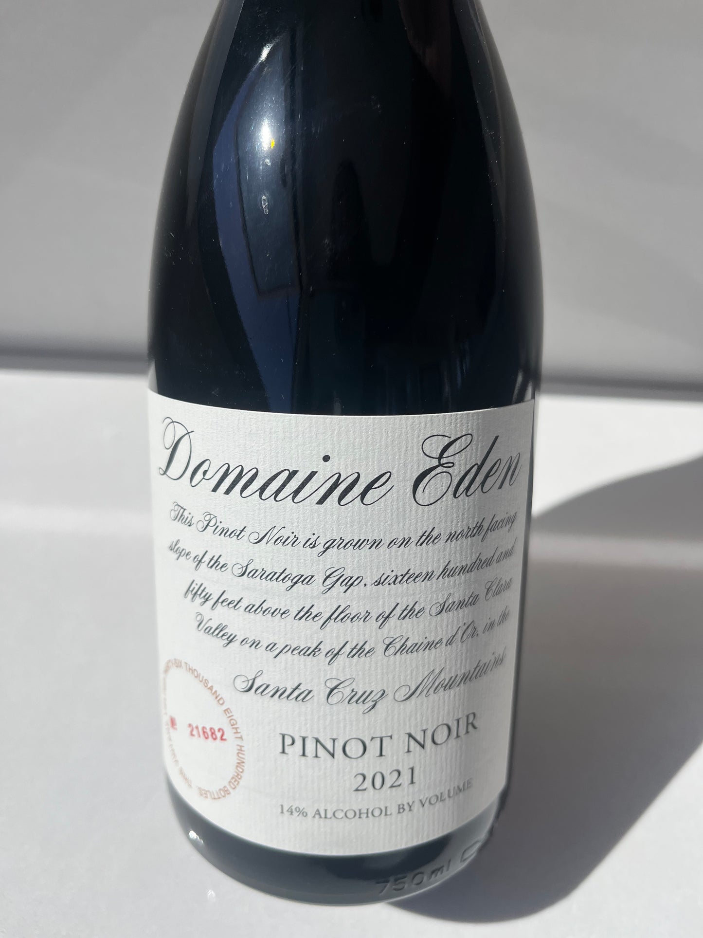 2021 Domaine Eden Pinot Noir