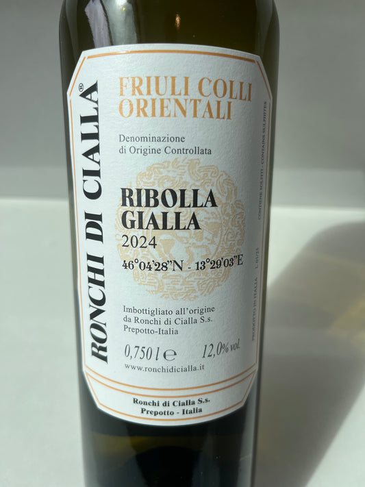 2024 Ronchi di Cialla Ribolla Gialla
